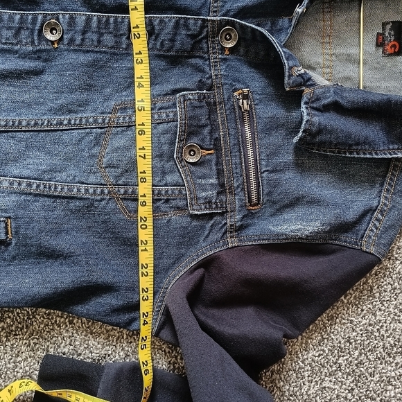 G by Guess Denim Bomber Jacket Distressed XXL - Picture 10 of 11